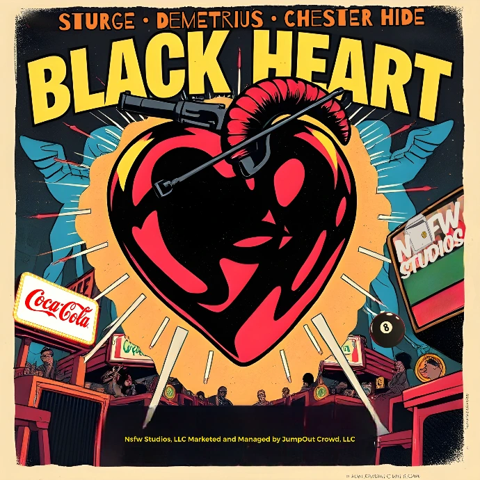 Black Hearts- Single- Cover art